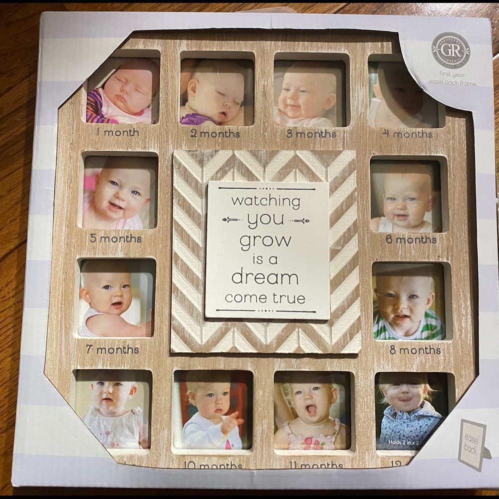 New Baby First Year Frame